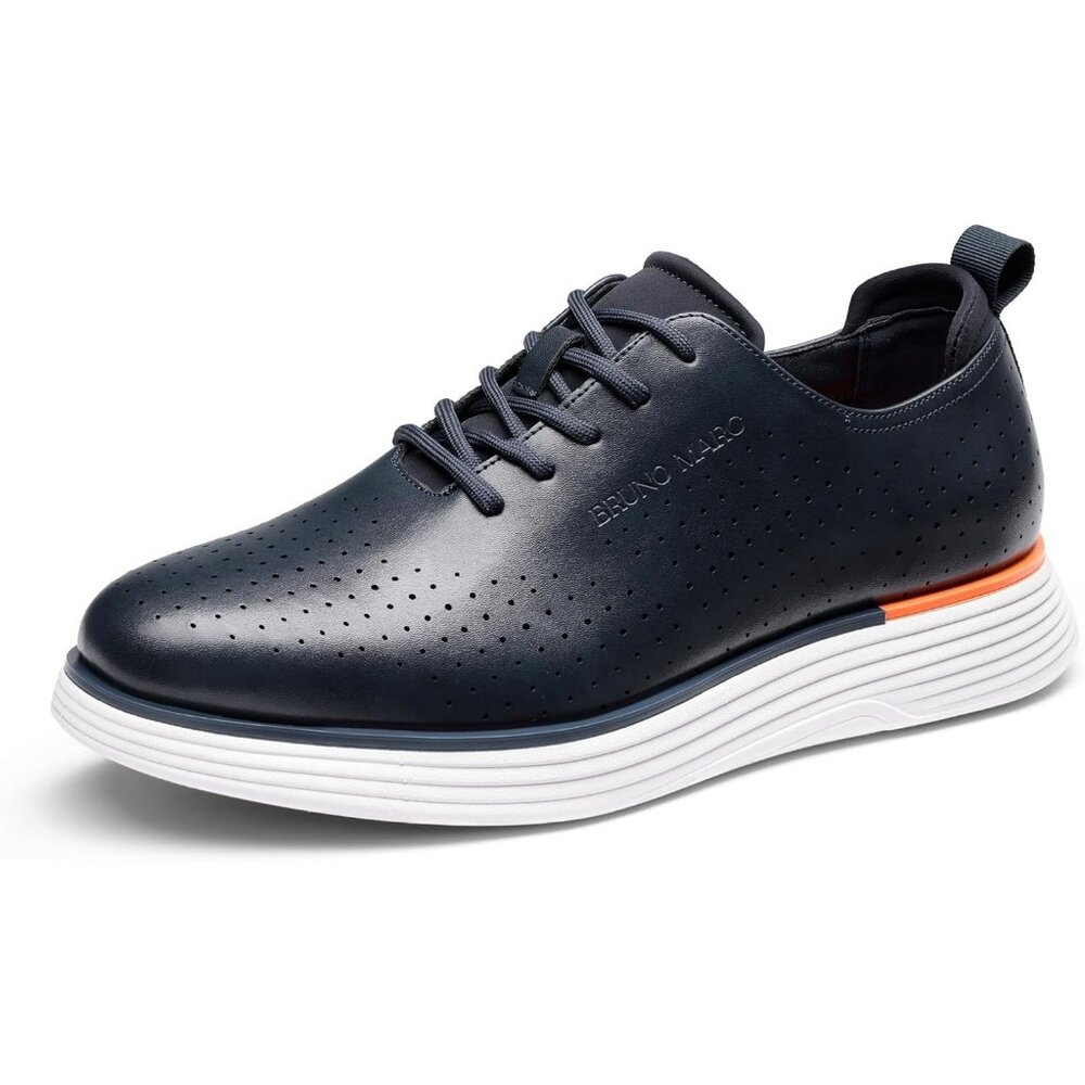 ⚡ Men's Blue Max Flex Fashion Dress Sneakers Oxfords Classic Casual Shoes